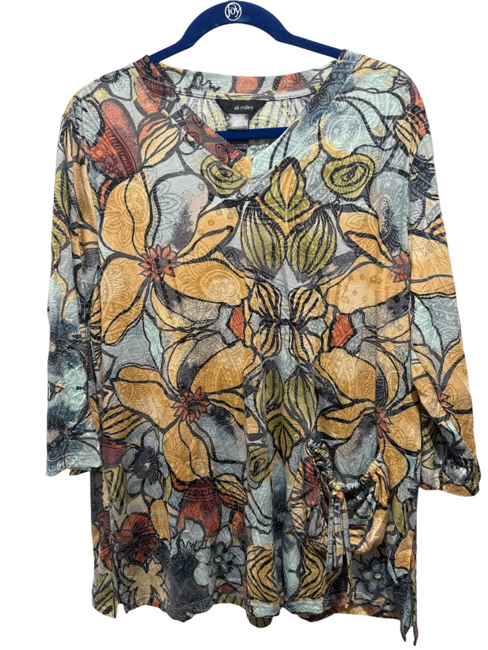 Ali Miles Floral Art Shirt